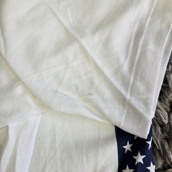 Vintage 90s Mall of America Minnesota T Shirt XL White USA Flag Single Stitch - Picture 8 of 8